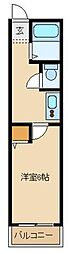 コンホーム北与野 1Kの間取図画像