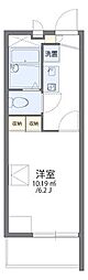 レオパレスエアフォルク 1Kの間取図画像