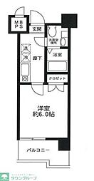 ドゥーエ川口 1Kの間取図画像