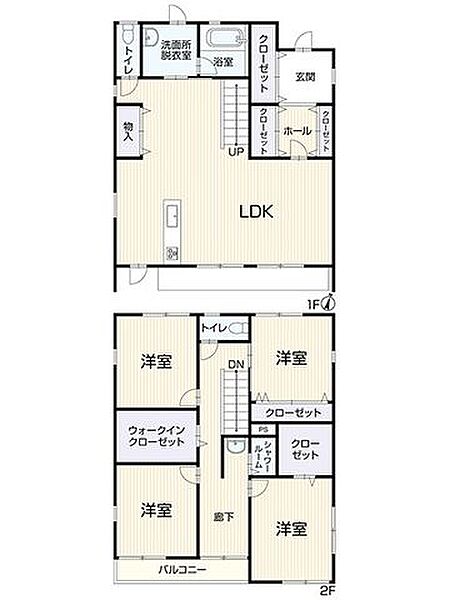 間取りを拡大表示