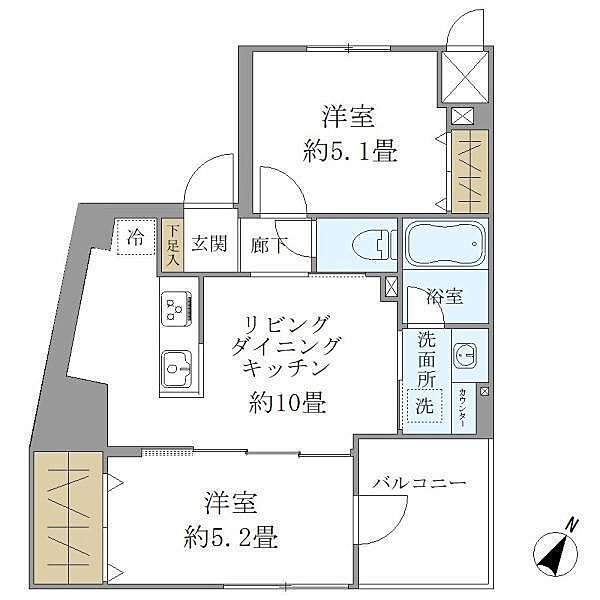 同じ建物の物件間取り写真 - ID:213107362894