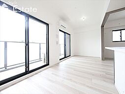 名古屋市営東山線 亀島駅 徒歩3分の賃貸マンション 5階2LDKのリビング/ダイニング