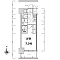 S-RESIDENCE亀島駅前asent2階6.9万円