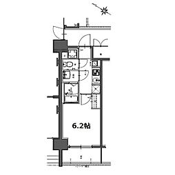 名古屋市営名城線 熱田神宮西駅 徒歩3分の賃貸マンション 1階1Kの間取り