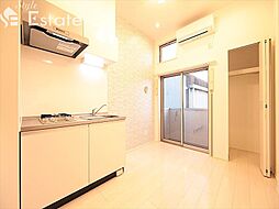 名古屋市営名港線 六番町駅 徒歩7分の賃貸アパート 1階1SKのリビング/ダイニング