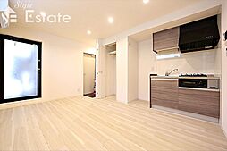 名鉄常滑線 道徳駅 徒歩10分の賃貸アパート 3階ワンルームのリビング/ダイニング