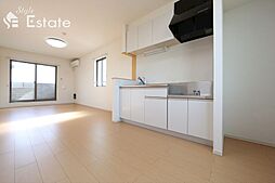 名鉄常滑線 柴田駅 徒歩20分の賃貸アパート 3階1LDKのリビング/ダイニング