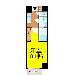 間取図画像 1K