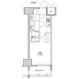 S-RESIDENCE名駅北alesia(アレシア) 1Kの間取図画像