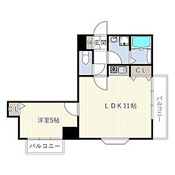 ベラビスタ柴田 1LDKの間取図画像