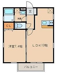 グランレーヴ庄内通 1LDKの間取図画像