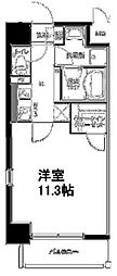 アスピラシオン名駅 1Kの間取図画像