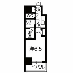 ファステート栄セントラル 1Kの間取図画像