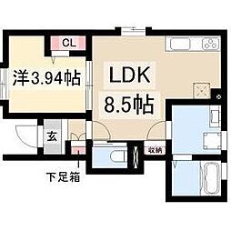 リーブルファイン日比津町2号棟 1階/104
