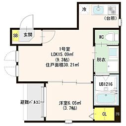 アルカーサ道徳新町 3階/301