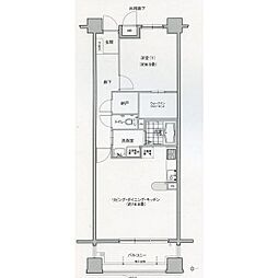 グラン・アベニュー名駅南 1LDKの間取図画像