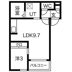 REGALESTリバーサイド新富 3階