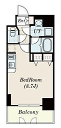 APEX名古屋栄プレミアライフ ワンルームの間取図画像