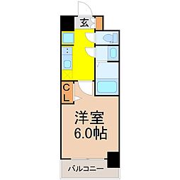 名古屋市中区新栄2丁目マンション 1Kの間取図画像
