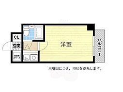 ルミエール上高丸 ワンルームの間取図画像