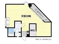 第2水口ビル ワンルームの間取図画像