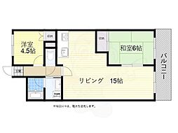 ルマージュ瑞穂 2LDKの間取図画像