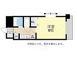 YKハイツ相生町 3階1Kの間取り