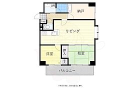 ライオンズマンション明石西江井ケ島 2SLDKの間取図画像