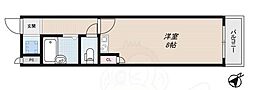 シティコア西舞子 ワンルームの間取図画像