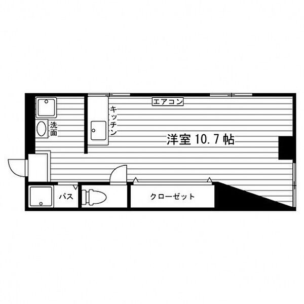 第16木上ビル ｜熊本県熊本市中央区大江１丁目(賃貸マンション1R・3階・28.50㎡)の写真 その2