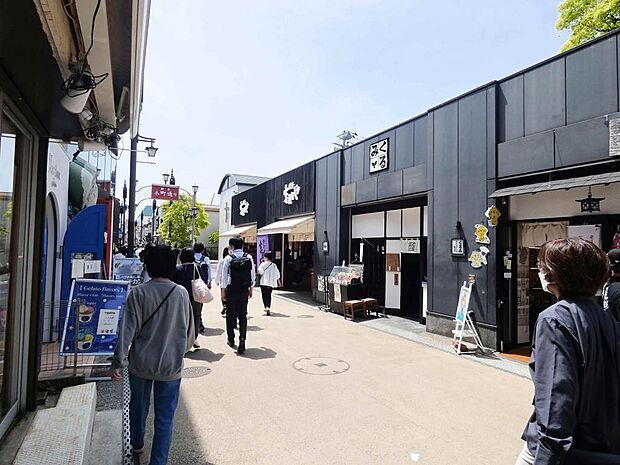 ◆周辺の環境「小町通り」◆鎌倉駅東口から鶴岡八幡宮南西側（横大路交差点）まで続く商店街。250を超える商店が立ち並び多くの観光客で賑わいます。