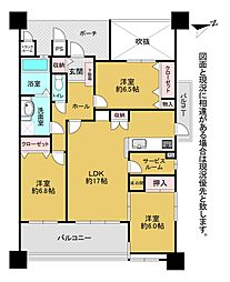 間取図画像 3SLDK