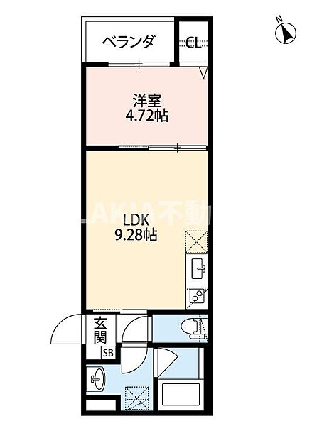 同じ建物の物件間取り写真 - ID:227081363714