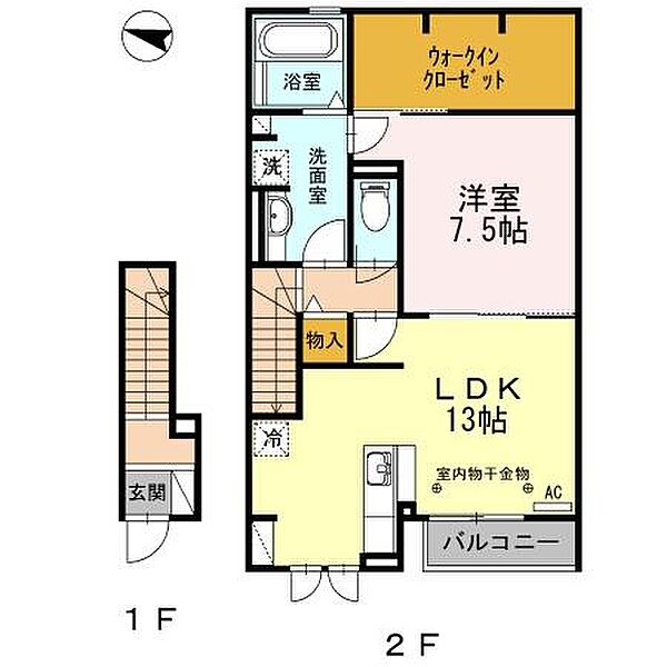 同じ建物の物件間取り写真 - ID:222016523054