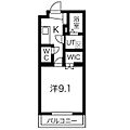 バロン御幸町2階5.1万円