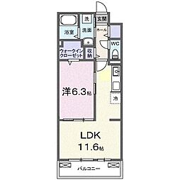 間取図画像 1LDK