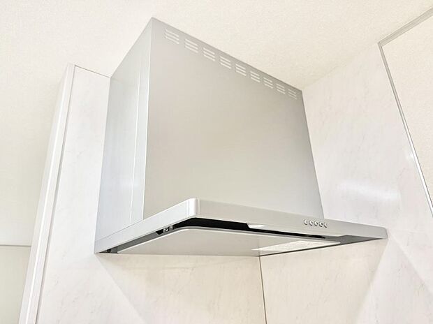 ■調理時の蒸気や匂いが換気扇に誘導され、効率的に排煙ができます。