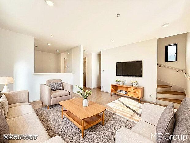 ■心落ち着く場所、ゆったり過ごせるリビング