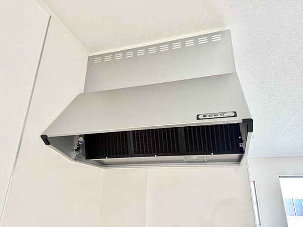 ■調理時の蒸気や匂いが換気扇に誘導され、効率的に排煙ができます。