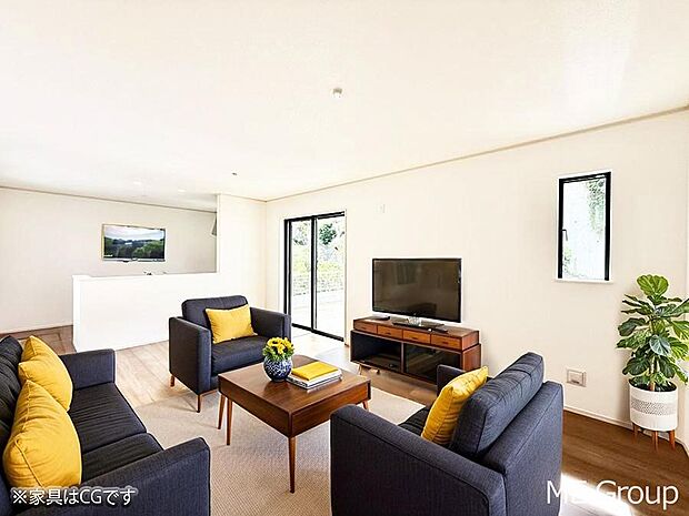 ■大切な人と過ごす、あたたかいひととき（※家具はCGによるイメージです）