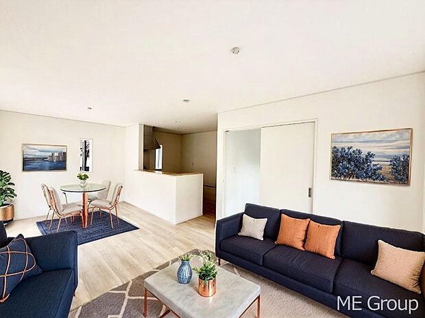 ■さりげないデザインが日常をセンスよく演出※家具はCGです