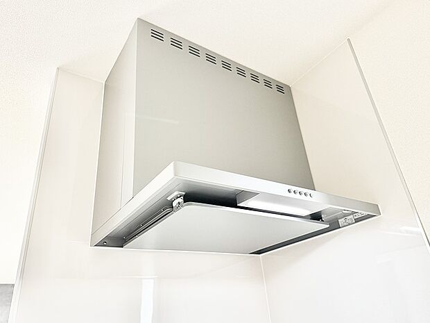 ■調理時の蒸気や匂いが換気扇に誘導され、効率的に排煙ができます。