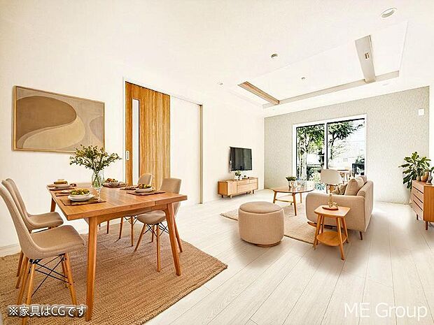 ■家族の笑顔があふれる、くつろぎの空間