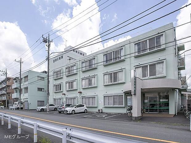 病院 300m 西砂川病院