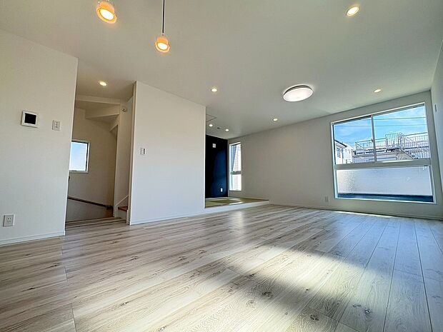 ■温もりを感じる、居心地のいいリビング