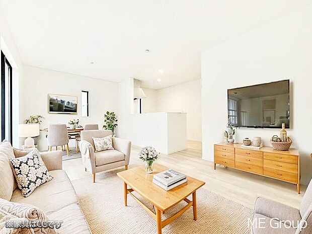 ■心落ち着く場所、ゆったり過ごせるリビング