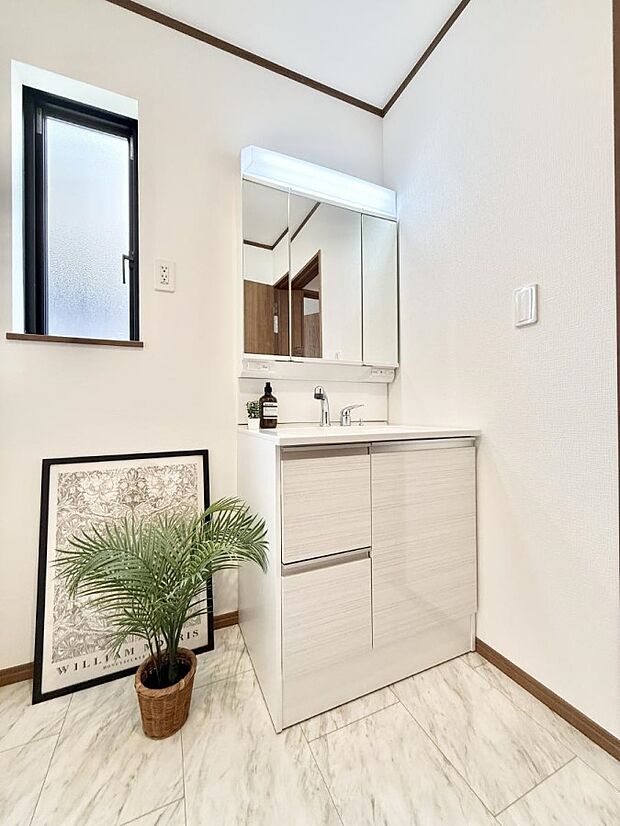 ■朝の準備がスムーズにできる広さです