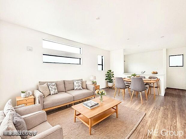 ■心落ち着く場所、ゆったり過ごせるリビング