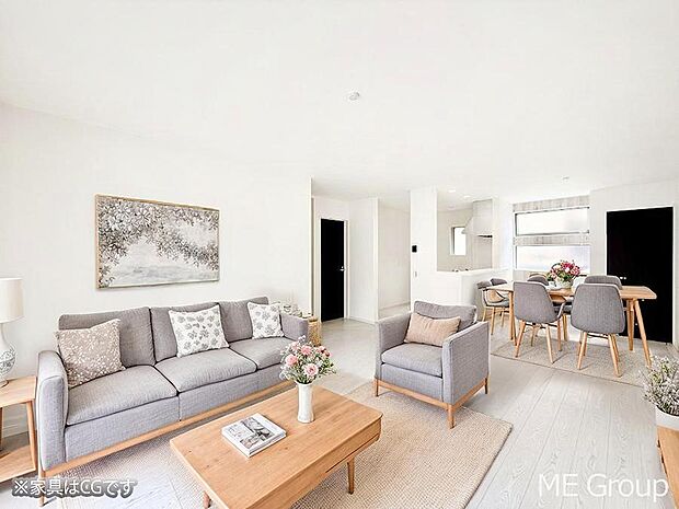 ■くつろぎと笑顔が集まる、心温まるリビング