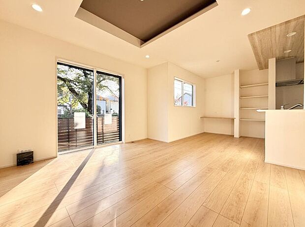 ■温もりを感じる、居心地のいいリビング